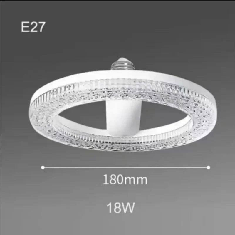 Aline LED ceiling light crystal