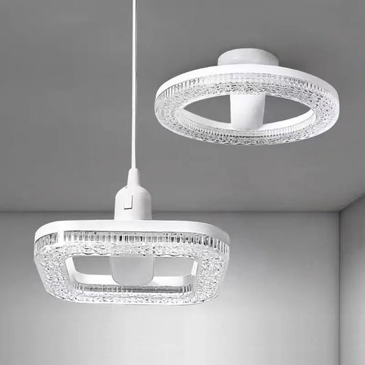 Aline LED ceiling light crystal