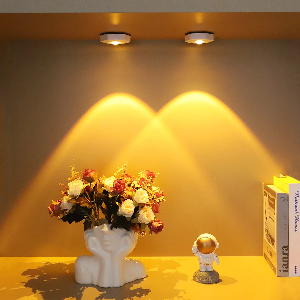 LED Sunset Lamp Wireless Interior Closet Under Cabinet Wardrobe Light Battery Powered