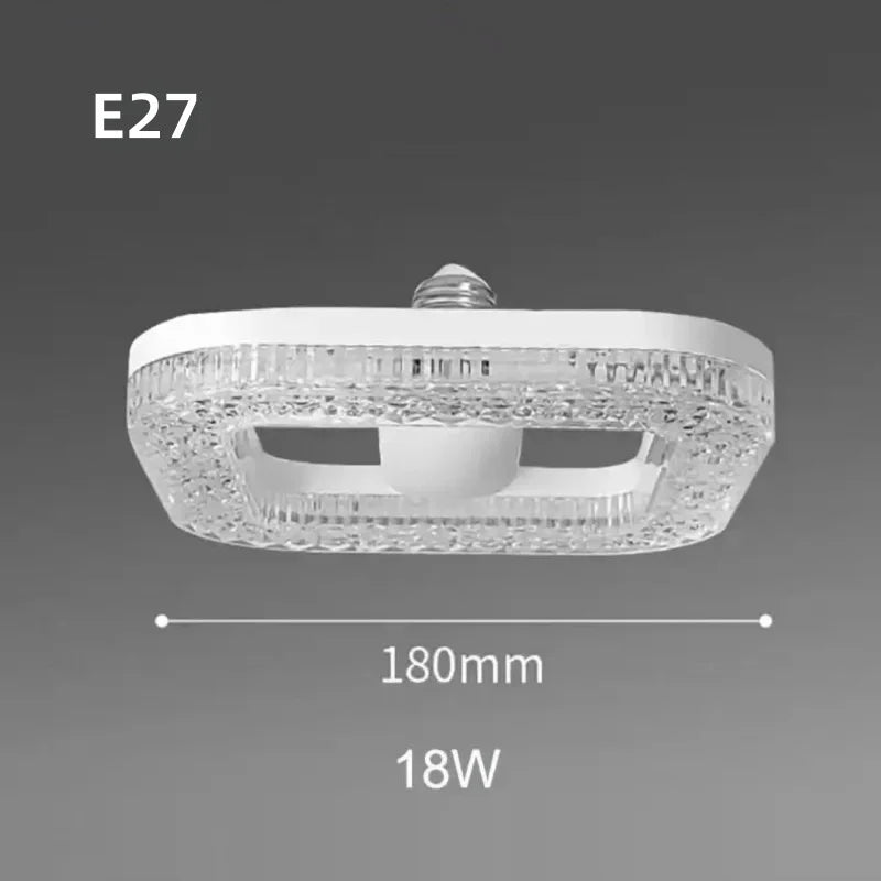 Aline LED ceiling light crystal