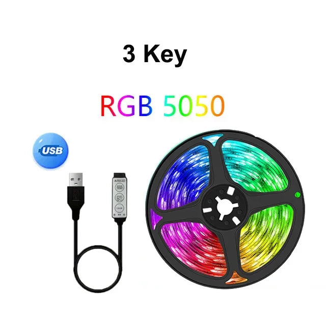 30M/20M Led Strip Lights Music Sync Color Changing RGB with Remote App Control