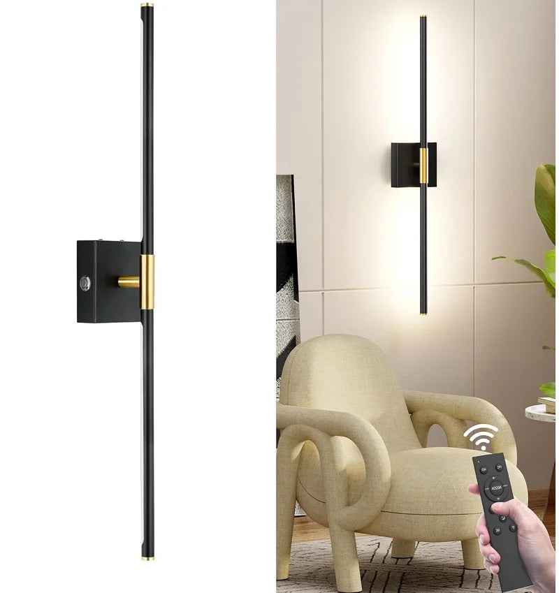 360°Rotate Wireless Rechargeable Wall Sconces with Remote Control