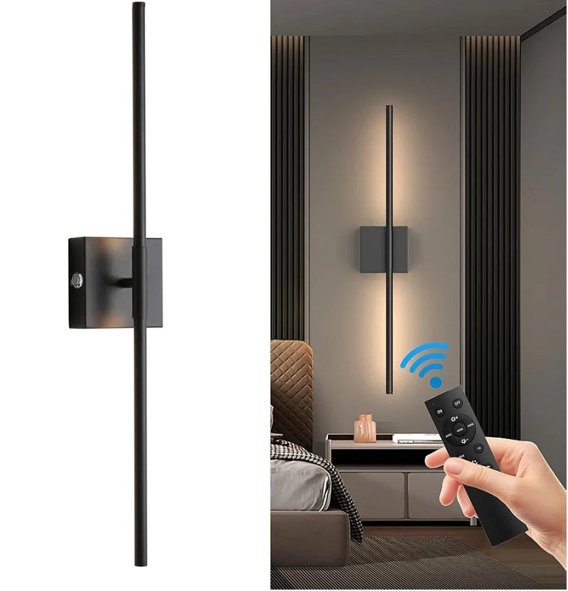 360°Rotate Wireless Rechargeable Wall Sconces with Remote Control