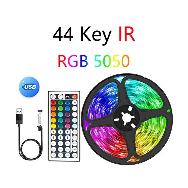 30M/20M Led Strip Lights Music Sync Color Changing RGB with Remote App Control