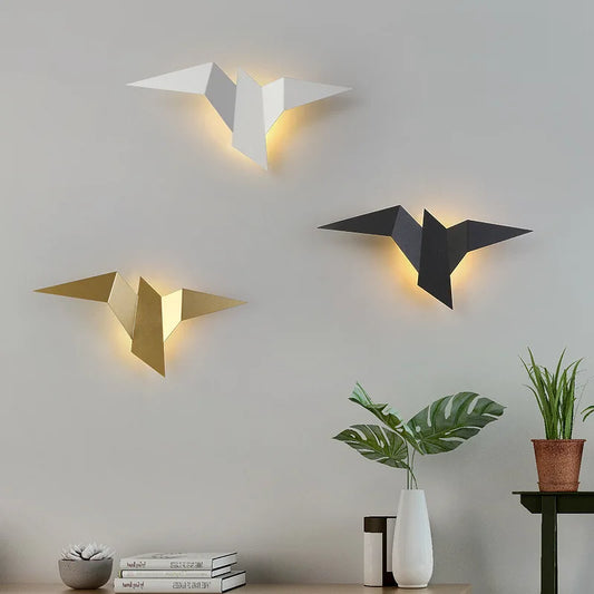 Nordic LED bird wall lamps For Home Stairs