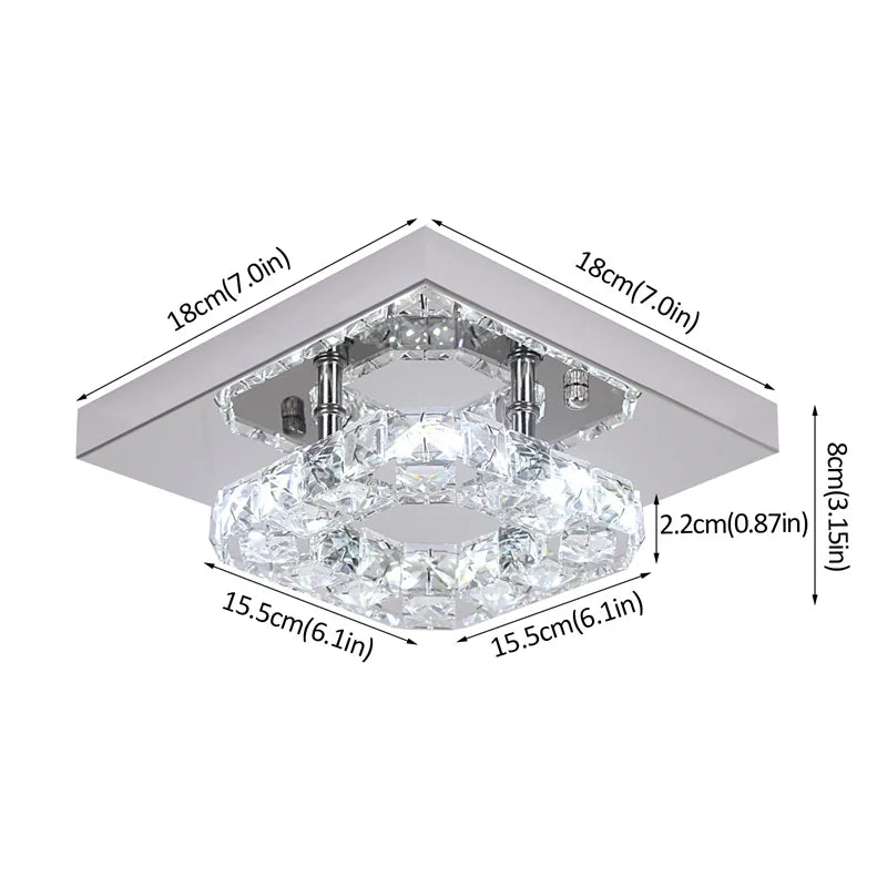 K9 Crystal Chandelier Led