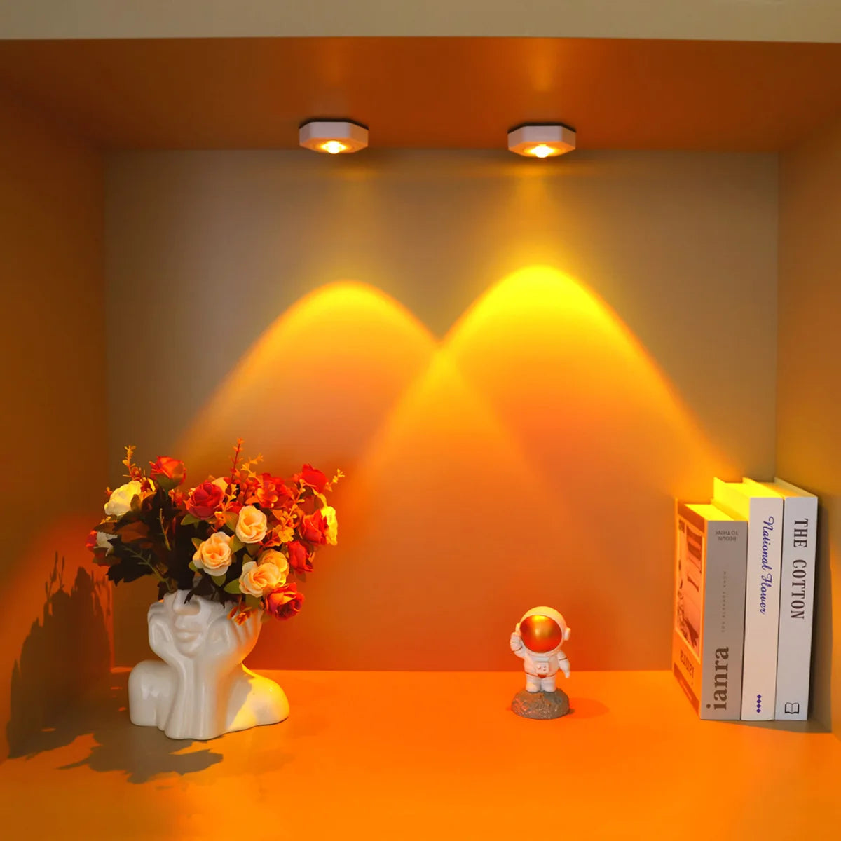 LED Sunset Lamp Wireless Interior Closet Under Cabinet Wardrobe Light Battery Powered