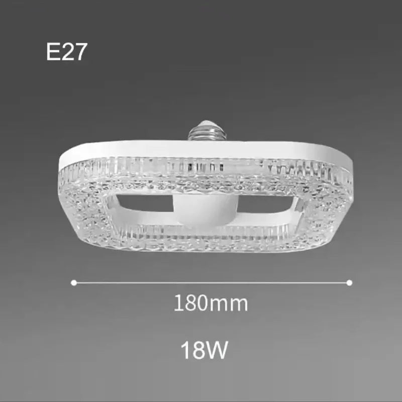 Aline LED ceiling light crystal