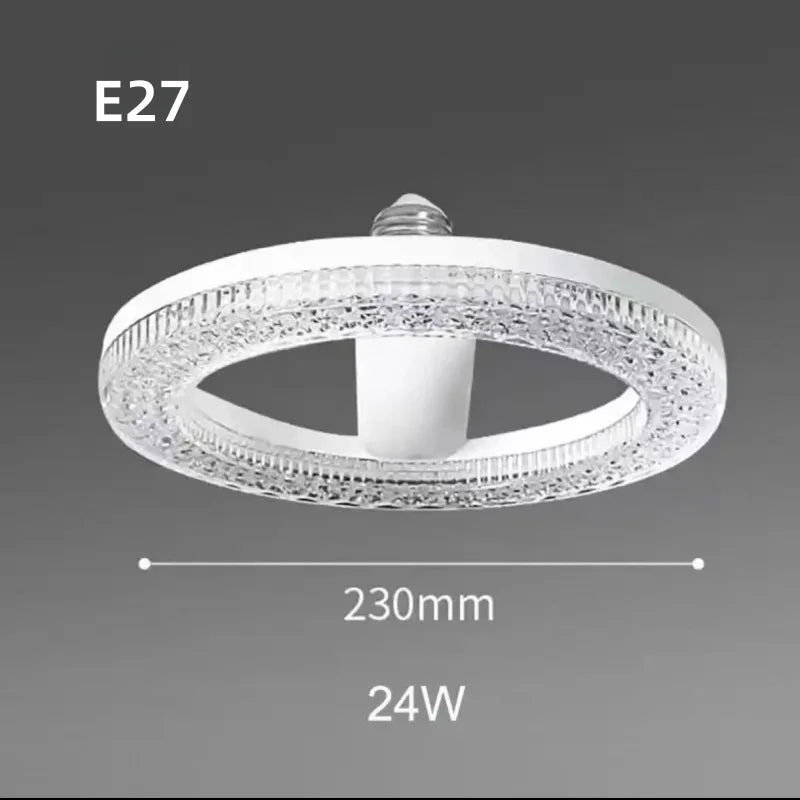 Aline LED ceiling light crystal