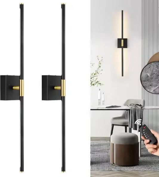 360°Rotate Wireless Rechargeable Wall Sconces with Remote Control